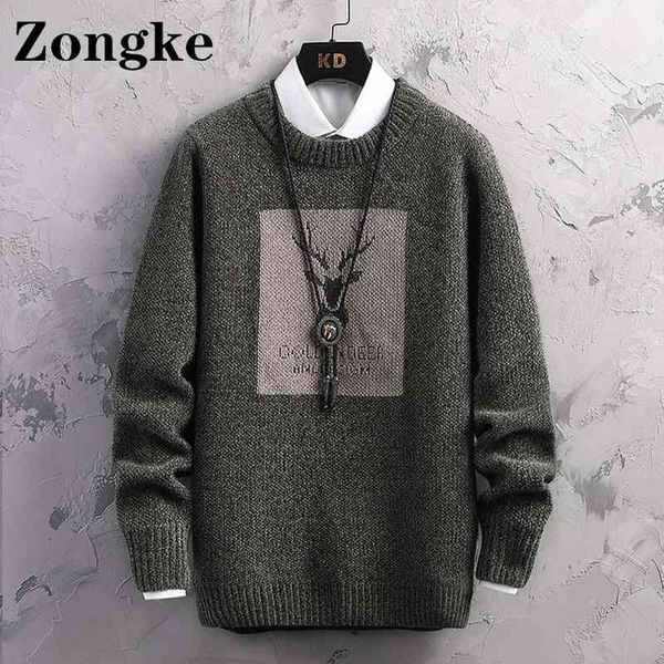 Zongke Elk Print Sweater Clothing Harajuku Men Sweaters Pullovers Vintage Cloth Hip Hop Knitwear 2XL 2021 Autumn Winter, Black
Zongke Elk Print Sweater Clothing Harajuku Men Sweaters Pullovers Vintage Cloth Hip Hop Knitwear 2XL 2021 Autumn Winter, Black
