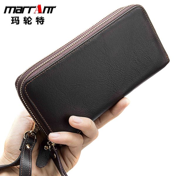 manant business double zipper men's wallet long money collet layer cow leather large capacity handbag, Red;black
manant business double zipper men's wallet long money collet layer cow leather large capacity handbag, Red;black