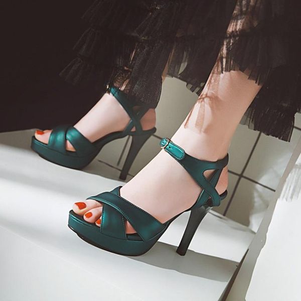 stiletto high heels sandals women design front buckle strap platform evening party office shoes 2021 summer 34-43 dress, Black
stiletto high heels sandals women design front buckle strap platform evening party office shoes 2021 summer 34-43 dress, Black