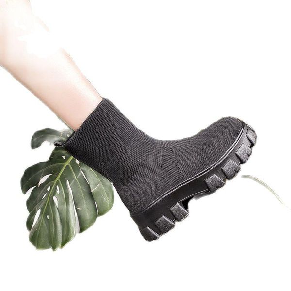 boots plus size booties trend autumn socks shoes woman stretch fabric mid-calf casual platform net red knitted short women, Black
boots plus size booties trend autumn socks shoes woman stretch fabric mid-calf casual platform net red knitted short women, Black