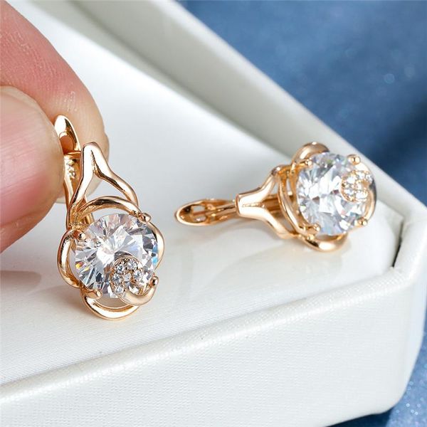 hoop & huggie white zircon hollow flower round earrings female luxury rainbow crystal vintage gold color for women gift, Golden;silver
hoop & huggie white zircon hollow flower round earrings female luxury rainbow crystal vintage gold color for women gift, Golden;silver
