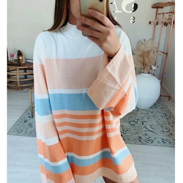 womail 2021 fashion woman blouse shirt long sleeve o neck patchwork stripe printed female shirts casual vacation loose blouses women's, White
womail 2021 fashion woman blouse shirt long sleeve o neck patchwork stripe printed female shirts casual vacation loose blouses women's, White