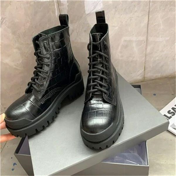 boots thick-soled ankle versatile fashion and comfortable lace-up locomotive mid-tube women's shoes 9j1i, Black
boots thick-soled ankle versatile fashion and comfortable lace-up locomotive mid-tube women's shoes 9j1i, Black