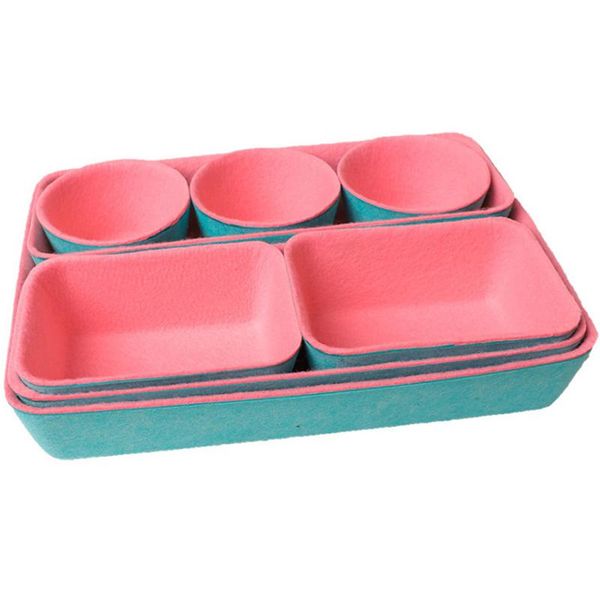 pcs cosmetic storage box felt office sundries multifunctional deskmakeup organizer boxes & bins 
pcs cosmetic storage box felt office sundries multifunctional deskmakeup organizer boxes & bins