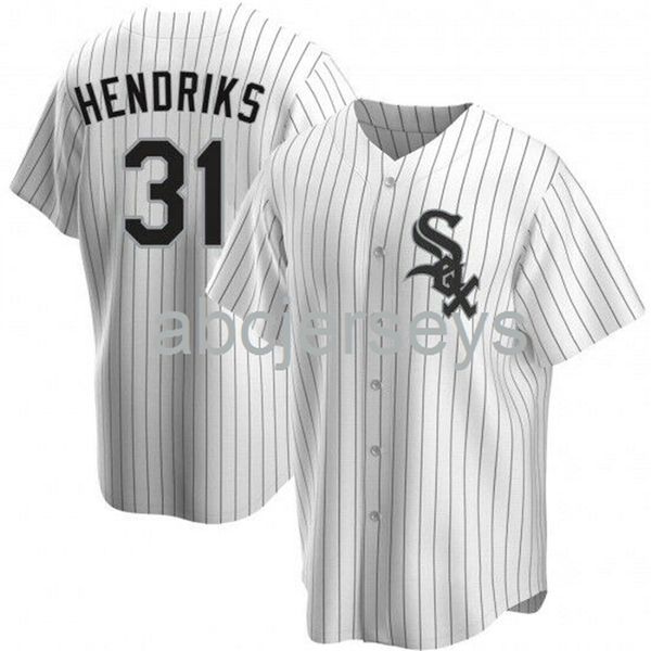 liam hendriks #31 white baseball jersey xs-6xl, Black