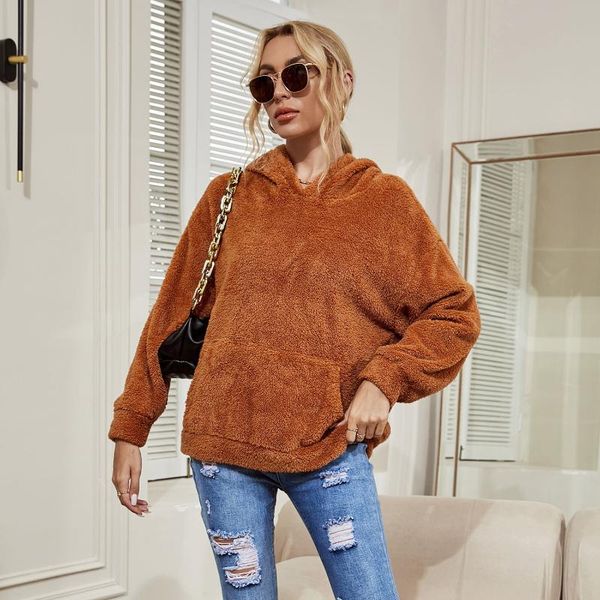 women's hoodies & sweatshirts zogaa women solid casual autumn loose hooded woolen coat all-match daily streetwear leisure female warm g, Black
women's hoodies & sweatshirts zogaa women solid casual autumn loose hooded woolen coat all-match daily streetwear leisure female warm g, Black