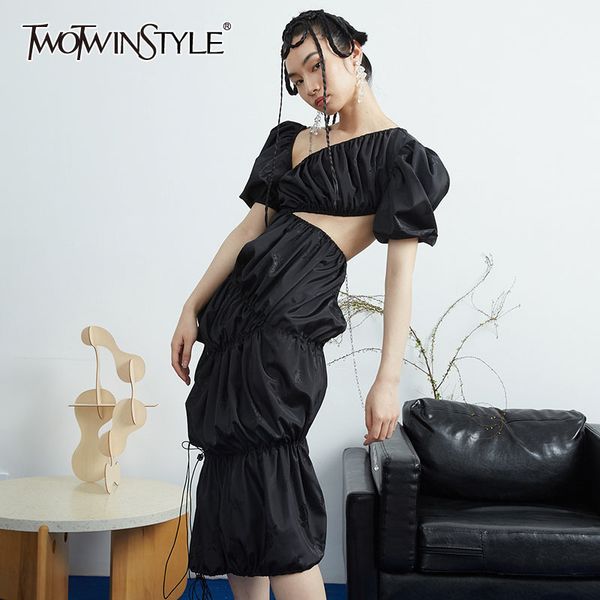 asymmetrical hollow out summer dress female irregular collar puff sleeve high waist black dresses female fashion 210428, Black;gray
asymmetrical hollow out summer dress female irregular collar puff sleeve high waist black dresses female fashion 210428, Black;gray