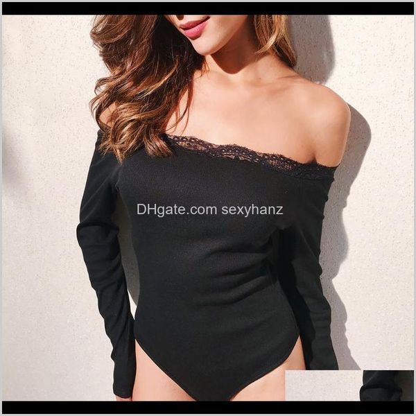 jumpsuits rompers womens clothing apparel drop delivery 2021 high street bodysuits autumn women off the shoulder splicing lace long sleeve b, Black;white
jumpsuits rompers womens clothing apparel drop delivery 2021 high street bodysuits autumn women off the shoulder splicing lace long sleeve b, Black;white