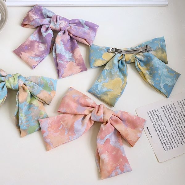 tie-dye gradient big bow hairpin two layer butterfly floral barrette girls cute sweet bowknot vintage hair accessories, Slivery;white
tie-dye gradient big bow hairpin two layer butterfly floral barrette girls cute sweet bowknot vintage hair accessories, Slivery;white