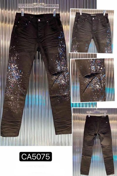 men's jeans color dot paint splash ink stretch slimming small foot hole fashion street pants, Blue
men's jeans color dot paint splash ink stretch slimming small foot hole fashion street pants, Blue