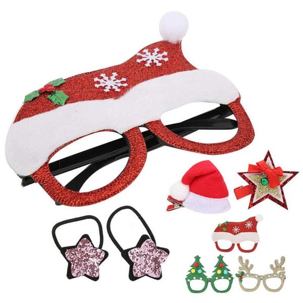 party masks 10pcs/set christmas glitter glasses accessory star hairpin hat decoration
party masks 10pcs/set christmas glitter glasses accessory star hairpin hat decoration