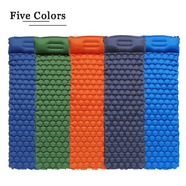 outdoor inflatable mattress camping sleeping pad with pillow moisture-proof tent sleep mat air bed hiking travel beach h277 pads
outdoor inflatable mattress camping sleeping pad with pillow moisture-proof tent sleep mat air bed hiking travel beach h277 pads