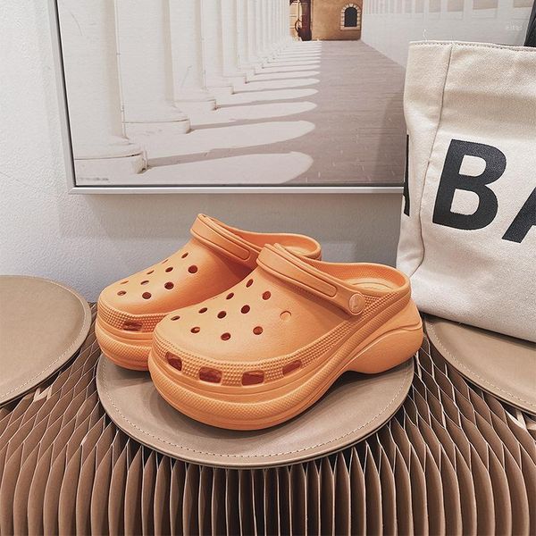 fashion women slippers hole shoes beach sandals thick bottom increase wedge heels garden flat antiskid leisure1, Black
fashion women slippers hole shoes beach sandals thick bottom increase wedge heels garden flat antiskid leisure1, Black