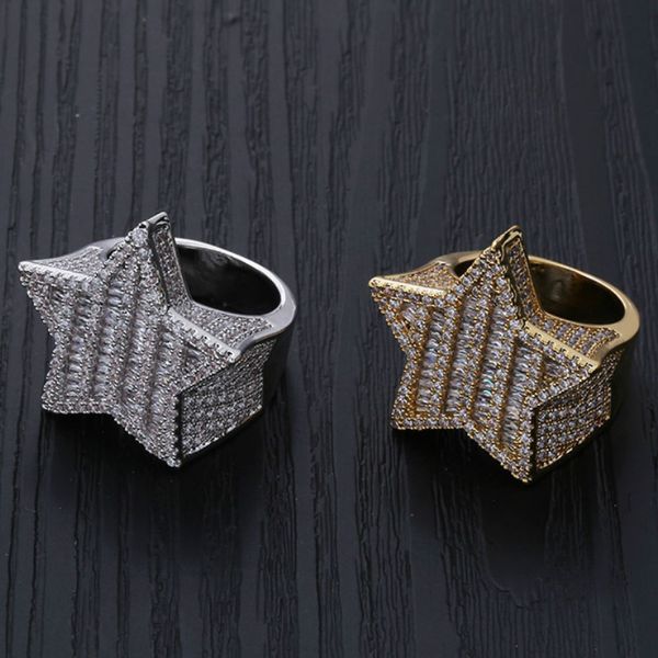18k gold & white gold mens luxury bling cubic zirconia pentagram hip hop ring band full diamond iced out rapper jewelry gifts for boyfriend, Slivery;golden
18k gold & white gold mens luxury bling cubic zirconia pentagram hip hop ring band full diamond iced out rapper jewelry gifts for boyfriend, Slivery;golden