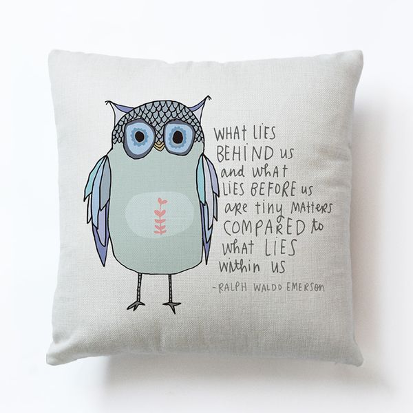 sense of design pillow cushion pillow cover owl simple animal lovely sofa car cushion without core
sense of design pillow cushion pillow cover owl simple animal lovely sofa car cushion without core