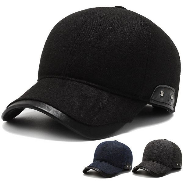 old man's men's autumn winter warm plush thick wind cold proof baseball middle aged and age ear protection cap, Blue;gray
old man's men's autumn winter warm plush thick wind cold proof baseball middle aged and age ear protection cap, Blue;gray