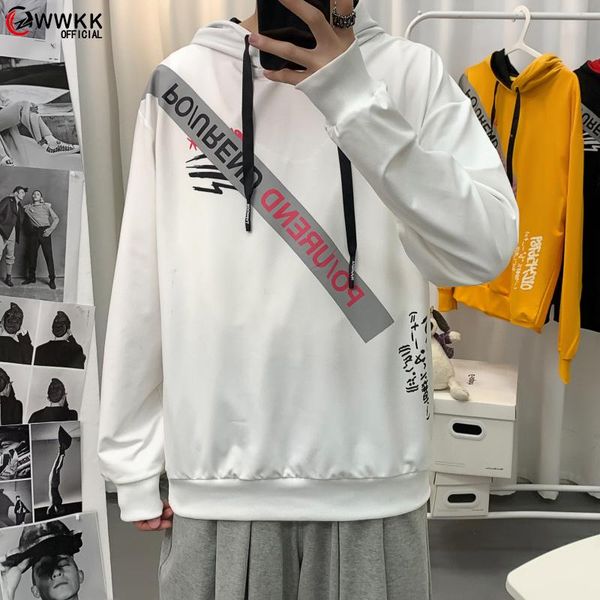 men's hoodies & sweatshirts wwkk fashion handsome streetwear harajuku hoodie sweatshirt multiple colour men women hip hop pullover plus, Black
men's hoodies & sweatshirts wwkk fashion handsome streetwear harajuku hoodie sweatshirt multiple colour men women hip hop pullover plus, Black