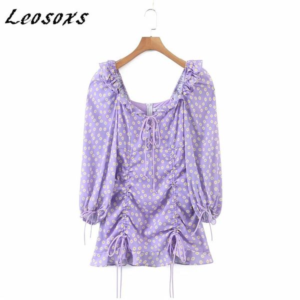 leosoxs vintage holiday style small daisy print purple women dress long sleeve package hip elegant dresses 2021 autumn casual, Black;gray
leosoxs vintage holiday style small daisy print purple women dress long sleeve package hip elegant dresses 2021 autumn casual, Black;gray