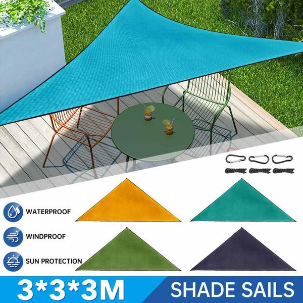 shade 3x3x3m waterproof awning triangle sunshade sun sail outdoor garden beach camping protection tent shelter
shade 3x3x3m waterproof awning triangle sunshade sun sail outdoor garden beach camping protection tent shelter