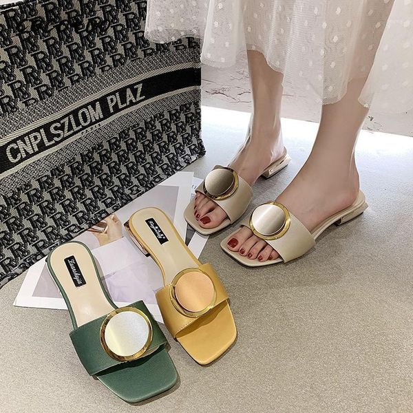 slippers thick heel sandals and women spring summer wear 2021 fashion wild low word drag1, Black
slippers thick heel sandals and women spring summer wear 2021 fashion wild low word drag1, Black