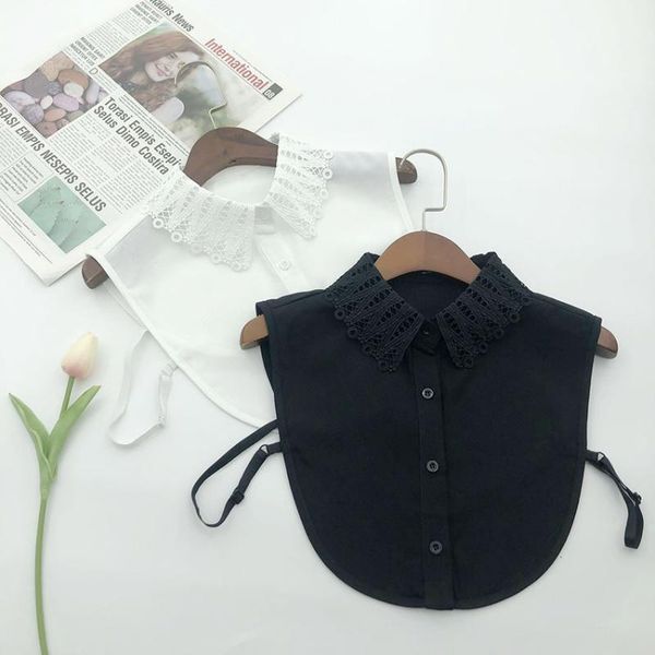 bow ties vintage style women lace embroidery fake collars accessories removable shirt false collar black and white detachable, Black;gray
bow ties vintage style women lace embroidery fake collars accessories removable shirt false collar black and white detachable, Black;gray