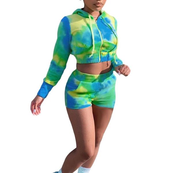 women's tracksuits hirigin women two-piece sports clothes green tie-dye pattern hoodie shorts fashion slim casual short full set of fem, Gray
women's tracksuits hirigin women two-piece sports clothes green tie-dye pattern hoodie shorts fashion slim casual short full set of fem, Gray
