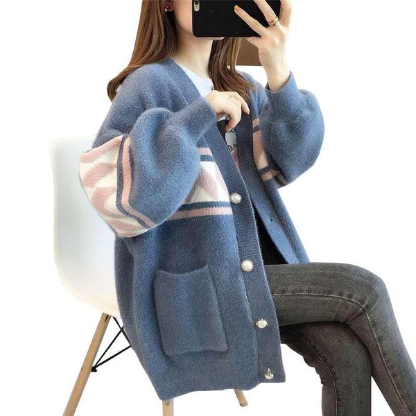 women's knits & tees thick imitation mink sweater outerwear women fashion plus size knicardigan jacket lady autumn winter coat overcoat, White
women's knits & tees thick imitation mink sweater outerwear women fashion plus size knicardigan jacket lady autumn winter coat overcoat, White