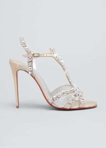 22s fashion sandal luxury design red sole high heels sandals goldora 100 mm sliver spikes party wedding dress pump with box, Black
22s fashion sandal luxury design red sole high heels sandals goldora 100 mm sliver spikes party wedding dress pump with box, Black