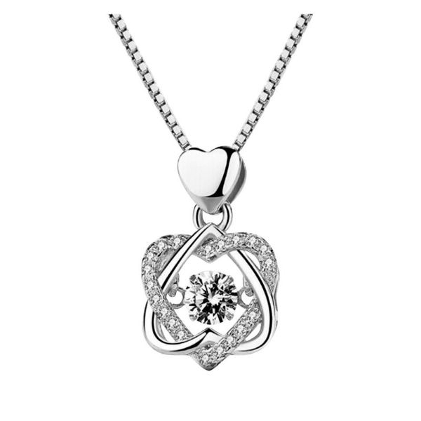 pendant necklaces design women heart necklace charm with crystals jewelry gifts for valentine's day gift, Silver
pendant necklaces design women heart necklace charm with crystals jewelry gifts for valentine's day gift, Silver