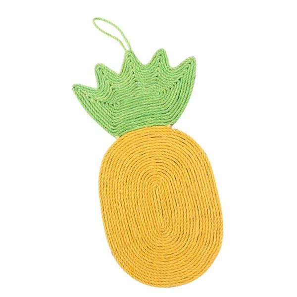 1pc pineapple shaped cat scratch board sisal creative scratcher pet pad toys
1pc pineapple shaped cat scratch board sisal creative scratcher pet pad toys