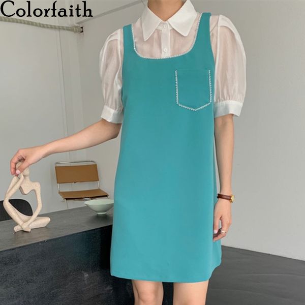 colorfaith women spring summer dresses sundress strap korean style solid minimalist vintage lady mini dr21116 210427, Black;gray
colorfaith women spring summer dresses sundress strap korean style solid minimalist vintage lady mini dr21116 210427, Black;gray