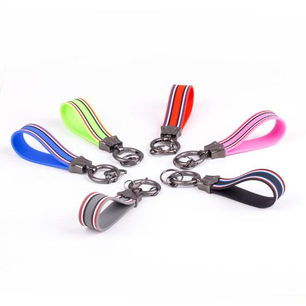 keychains ryhx custom logo silicone keychain bracelet wrist band key ring with factory wholesale price for automobile motocycle, Silver
keychains ryhx custom logo silicone keychain bracelet wrist band key ring with factory wholesale price for automobile motocycle, Silver