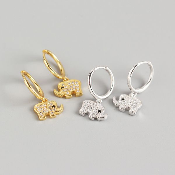 europe s925 sterling silver ins rhinestone animal elephant earring for women daily party earrings female e463, Golden;silver
europe s925 sterling silver ins rhinestone animal elephant earring for women daily party earrings female e463, Golden;silver
