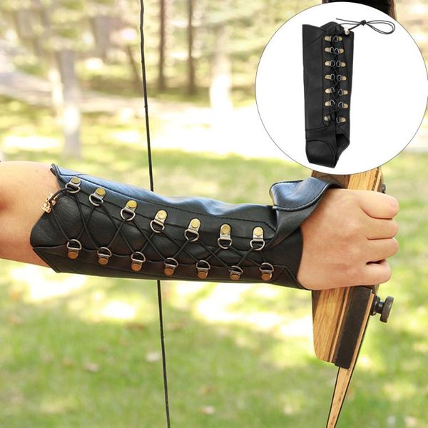 elbow & knee pads archery hand protector shooting arm guard pu leather accessory, Black;gray
elbow & knee pads archery hand protector shooting arm guard pu leather accessory, Black;gray