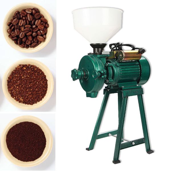 Image of Commercial Grinding Machine For Wet And Dry Grinding Grain Powder Grinder Ultra-Fine Powder Grinding Machine Whole Grains 220V
