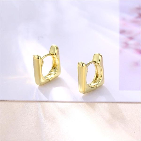 hoop & huggie female trendy square earrings vintage gold color small simple fashion geometric metal for women accessory, Golden;silver
hoop & huggie female trendy square earrings vintage gold color small simple fashion geometric metal for women accessory, Golden;silver