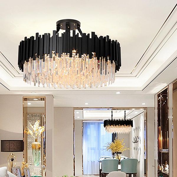 chandeliers fss modern black crystal chandelier lighting for living room kitchen island villa retro round indoor led fixtures
chandeliers fss modern black crystal chandelier lighting for living room kitchen island villa retro round indoor led fixtures