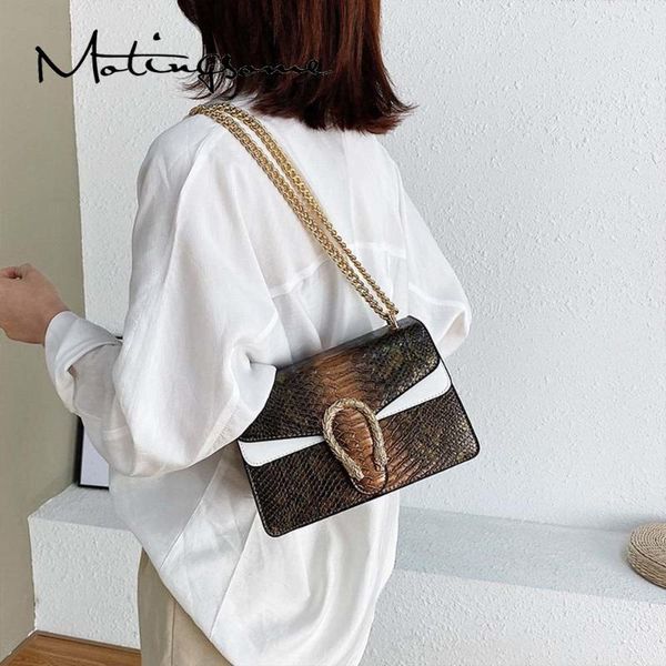 fashion women's chain bag luxury designer snake pattern handbags wallets one shoulder messenger 2021 bags
fashion women's chain bag luxury designer snake pattern handbags wallets one shoulder messenger 2021 bags