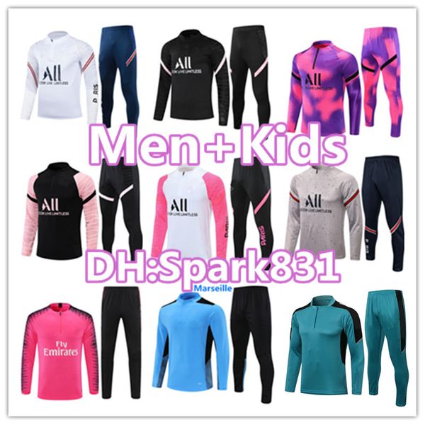 21 22 men + kids soccer tracksuit football training suit 2021 2022 mbappe child jacket enfant survetement chandal jogging chándal de fútbol, Black
21 22 men + kids soccer tracksuit football training suit 2021 2022 mbappe child jacket enfant survetement chandal jogging chándal de fútbol, Black