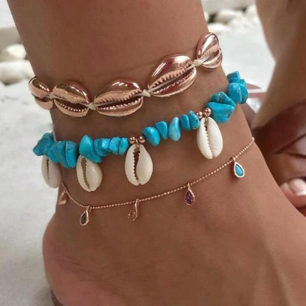 anklets bohemian summer shell for women fish tassel foot chain jewelry tobillera colorful bead clear crystal stone 2021, Red;blue
anklets bohemian summer shell for women fish tassel foot chain jewelry tobillera colorful bead clear crystal stone 2021, Red;blue