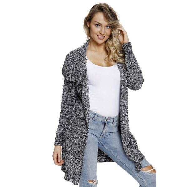 women's sweaters geyilan style pure long sleeves including pocket cardigan sweater knitted wool women, White;black
women's sweaters geyilan style pure long sleeves including pocket cardigan sweater knitted wool women, White;black