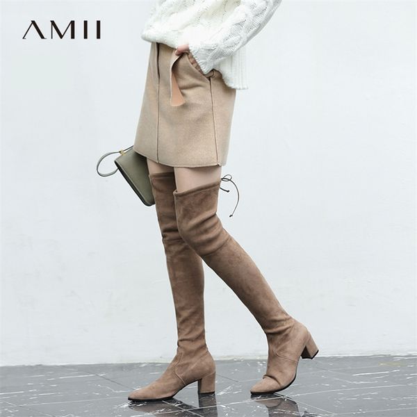 a-line skirt autumn women solid belt female straight 11920304 210527, Black