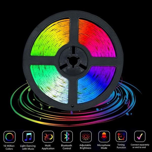 light strips bluetooth control night lighting for christmas party music kty room decoration rgb ribbon lamp string 5m led
light strips bluetooth control night lighting for christmas party music kty room decoration rgb ribbon lamp string 5m led