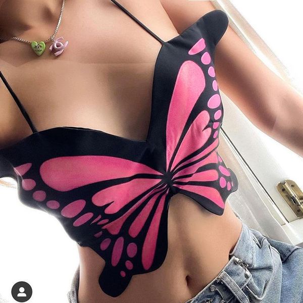 women's tanks & camis sleeveless halter satin slim deep v-neck bandage backless butterfly pattern lace up camisole women, White
women's tanks & camis sleeveless halter satin slim deep v-neck bandage backless butterfly pattern lace up camisole women, White