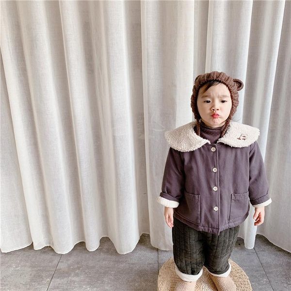 jackets girls baby's kids coat jacket outwear 2021 lapel thicken velvet winter autumn cotton cardigan children's clothing baby, Blue;gray
jackets girls baby's kids coat jacket outwear 2021 lapel thicken velvet winter autumn cotton cardigan children's clothing baby, Blue;gray