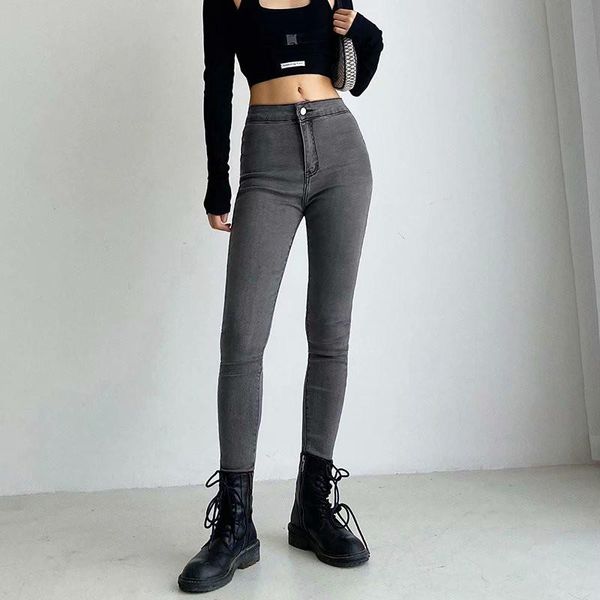 women's jeans spring and autumn style casual solid color low-waist stretch for women, washed thin skinny women, Blue
women's jeans spring and autumn style casual solid color low-waist stretch for women, washed thin skinny women, Blue