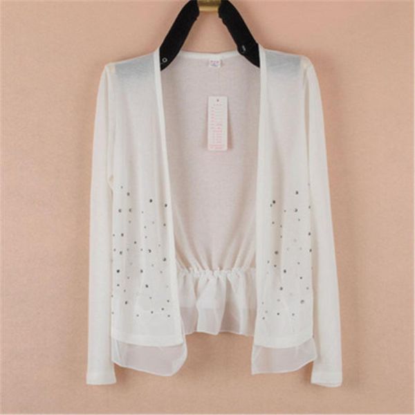 women's knits tees 2022 summer large size long-sleeved ultra-thin air conditioning short coat stars womens knit cardigan pz2463, White
women's knits tees 2022 summer large size long-sleeved ultra-thin air conditioning short coat stars womens knit cardigan pz2463, White