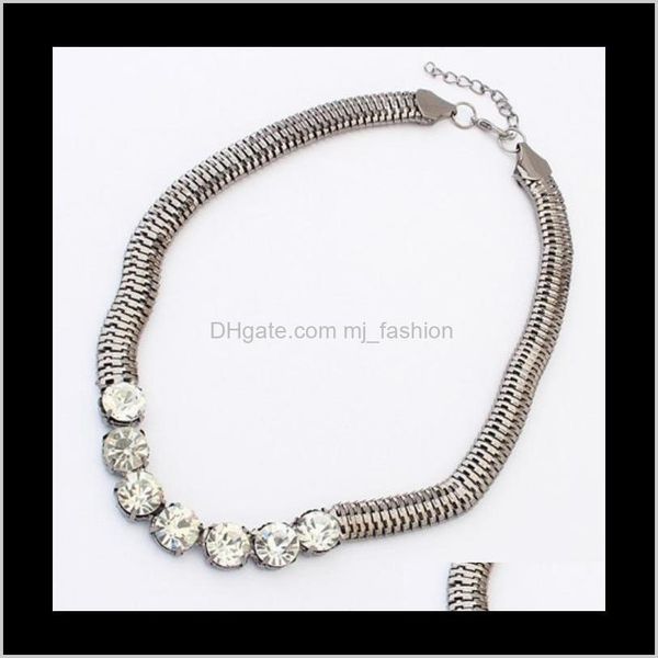 chokers necklaces & pendants jewelryvintage retro punk style metal chunky chain for women with crystal gem ps1077 drop delivery 2021 jjotv, Golden;silver
chokers necklaces & pendants jewelryvintage retro punk style metal chunky chain for women with crystal gem ps1077 drop delivery 2021 jjotv, Golden;silver