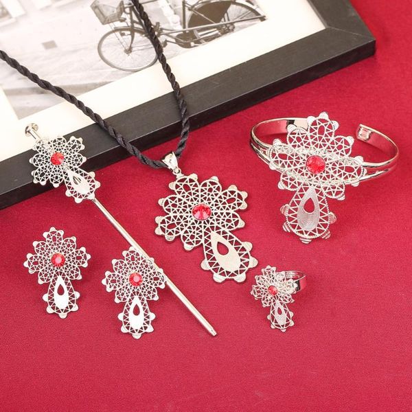 earrings & necklace bright silver ethiopian set jewelry eritrea habesha pendant rope chain plated african wedding bride
earrings & necklace bright silver ethiopian set jewelry eritrea habesha pendant rope chain plated african wedding bride