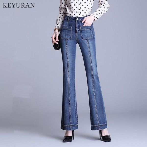 women's jeans 2021 fashion brand elastic women button washed denim pants femme pocket trouser boot cut straight line flare mujer, Blue
women's jeans 2021 fashion brand elastic women button washed denim pants femme pocket trouser boot cut straight line flare mujer, Blue